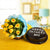 Fathers Day Gifts- Online Gift Delivery In Category | Gifts | Father's Day Gifts From Son -This beautiful combo contains: 12 Yellow Roses nicely wrapped with blue paper Seasonal fillers Half KG Chocolate cake Note: The photos are indicative only. Actual design and combomight differ based on chef, seasonal elements and ingredient availability. 