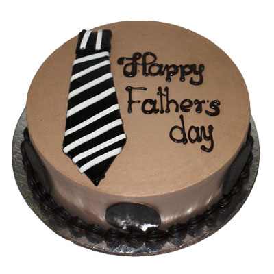 Father's Day Tie Chocolate Cake