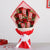 Friendly Sweet Surprise- - for Flower Delivery in India -This Beautiful Bouquet consists of 5 Pieces Kitkat Chocolate(12.5 GM Each) 7 Fresh Red Rose Nicely Wrapped With red and white paper, seasonal white/green fillers Note: While we always strive to ensure that products are accurately represented in our photographs, from season to season and subject to availability, our florists may be required to substitute one or more flowers for a variety of equal or greater quality, appearance and value. Also for cakes, Actual design and arrangement might differ based on chef, seasonal elements and ingredient availability. 