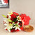 Friendship Day Gifts For Best Friend--This Beautiful combo contains: 15 Red Roses 3 White Oriental Lilies Seasonal fillers & leaves Nicely wrapped with Red paper Tied with Red ribbon bow 500 gm Mix Dry fruits Note: While we always strive to ensure that products are accurately represented in our photographs, from season to season and subject to availability, our florists may be required to substitute one or more flowers for a variety of equal or greater quality, appearance and value. 