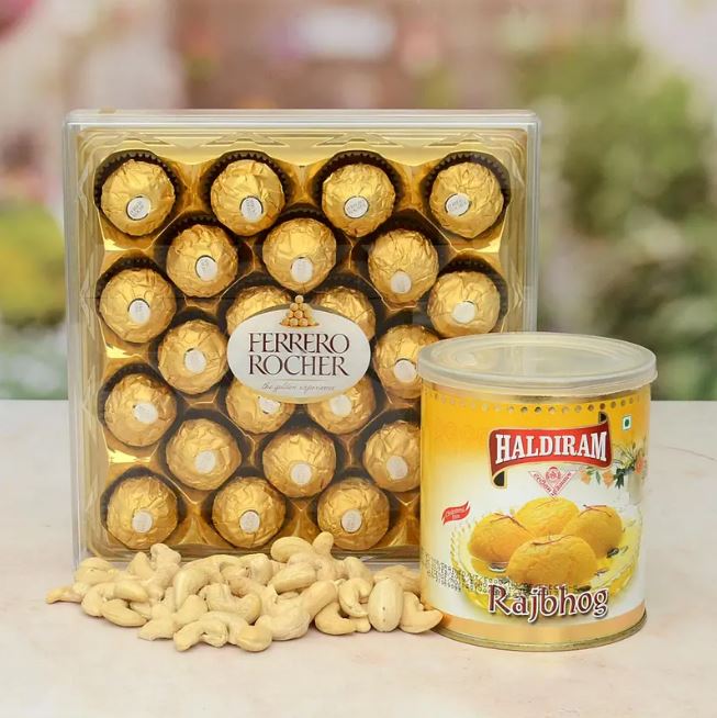 Ferrero Kaju And Sweet Celebration - from Best Flower Delivery in India 
