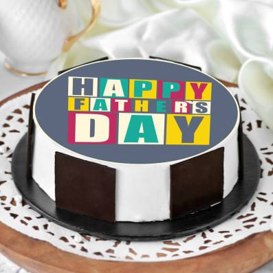 Happy Father's Day Photo Cake - from Best Flower Delivery in India 