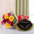 Heartful Sweet Melody- Online Cake Delivery In Category | Combo | Cakes Combo -This Beautiful combo consists of 12 Fresh Mix Color Roses Nicely wrapped with White Paper and Red Ribbon bow Half KG Heart Shaped Chocolate Truffle Cake Note: While we always strive to ensure that products are accurately represented in our photographs, from season to season and subject to availability, our florists may be required to substitute one or more flowers for a variety of equal or greater quality, appearance and value. Also for cakes, Actual design and arrangement might differ based on chef, seasonal elements and ingredient availability. 