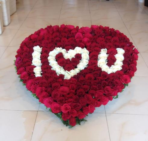 I Love You Heart - for Online Flower Delivery In India 
