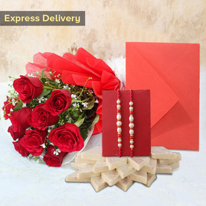 Incredible Rakhi Special Combo - Send Flowers to India 