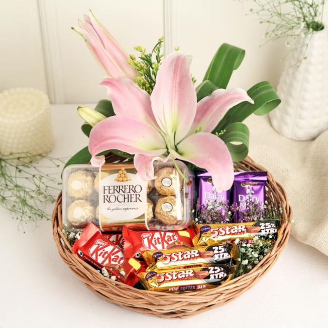 Exotic Choco Basket Diwali Special - from Best Flower Delivery in India 
