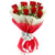My Lady Love - Red Rose Flower Bouquet- - for Online Flower Delivery In India - Product Details: 12 Red Roses Red and White Paper Packing White Ribbon Bow Consists of 12 roses packed elegantly in two-layered red and white paper packing with all its freshness and charm intact and to express your feelings to your loved one in a special and unique way.  This bouquet can be gifted on any special day be it like a birthday, anniversary, Valentine's Day or any other special occasion. While we always strive to ensure that products are accurately represented in our photographs, from season to season and subject to availability, our florists may be required to substitute one or more flowers for a variety of equal or greater quality, appearance and value. 