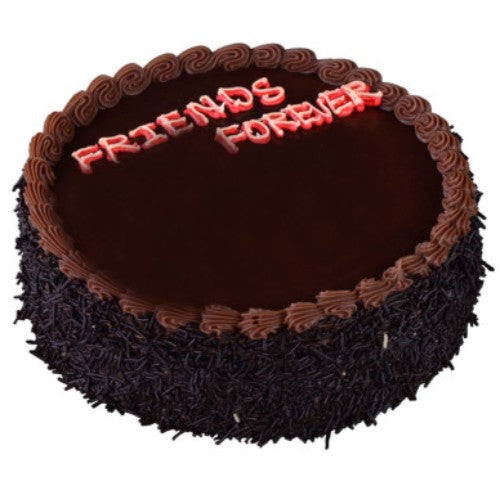 Lovely Friends Forever Cake - for Midnight Flower Delivery in India 