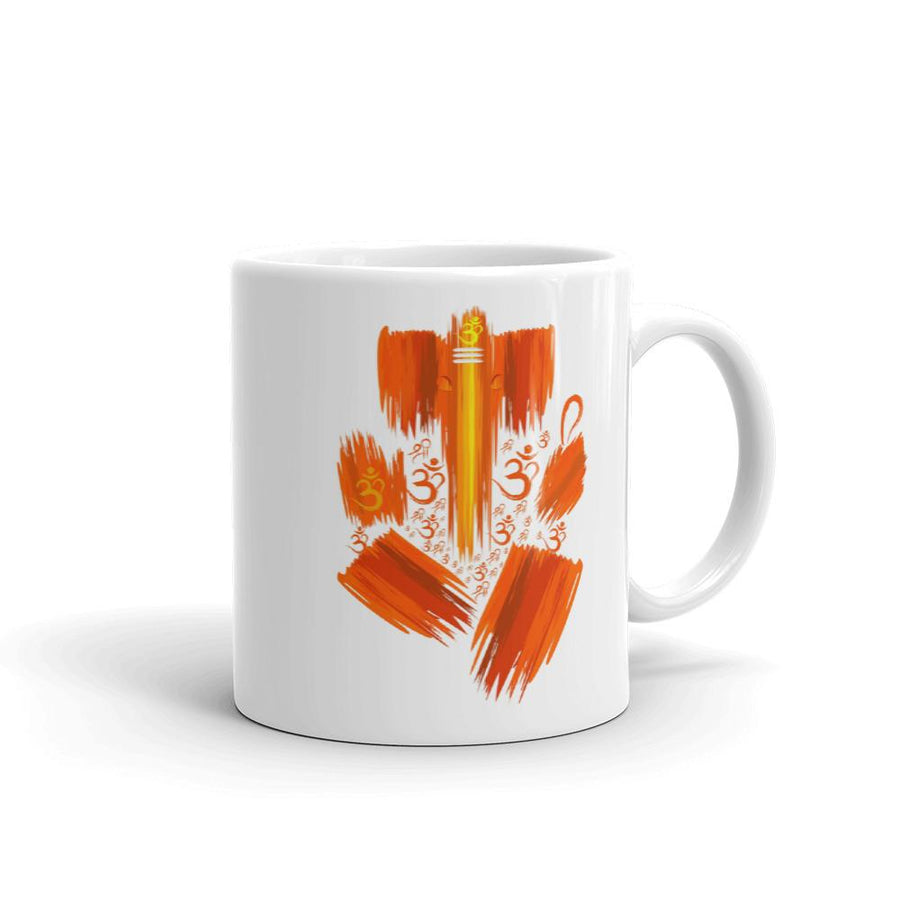 Printed Ganpati Special Mug - for Midnight Flower Delivery in India 