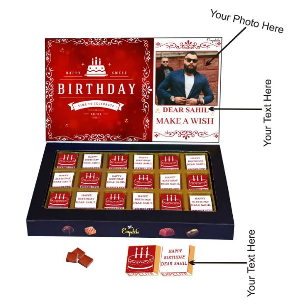 Premium Personalized Chocolate