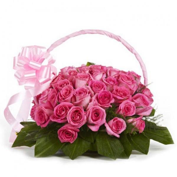 Pink Sweet Love - Pink Rose Wedding Bouquet