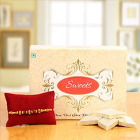Rakhi with Sweets - Online Rakhi Delivery In Occasion | Rakhi | With Personalized Gifts 