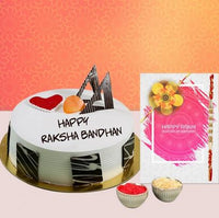 Rakhi with Cake - for Rakhi Delivery in Occasion | Rakhi | Rakhi with Chocolates 