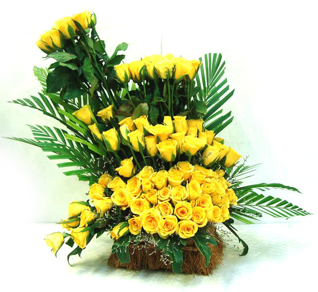 Ravishing Flower Basket - for Flower Delivery in India 
