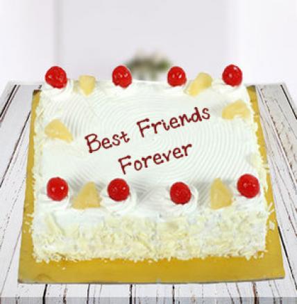 Red Cherry Friend Forever Cake - Send Flowers to India 