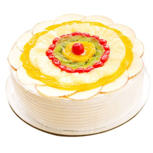 Red Cherry Vanilla Cake - for Flower Delivery in India 