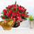 Red View Fruit Treat- Send Gift to Category | Gifts | Dry Fruits -This Beautiful Combination of Flowers and Dry Fruits consists of 30 Fresh Red Roses Seasonal Fillers and leaves Nicely arranged in a basket 500 gms Mix Dry Fruit Basket Note: While we always strive to ensure that products are accurately represented in our photographs, from season to season and subject to availability, our florists may be required to substitute one or more flowers for a variety of equal or greater quality, appearance and value. Also for cakes, Actual design and arrangement might differ based on chef, seasonal elements and ingredient availability. 