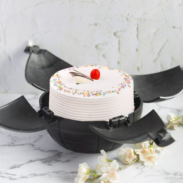 Vanilla Mitsubishi Bomb Cake - for Flower Delivery in India 