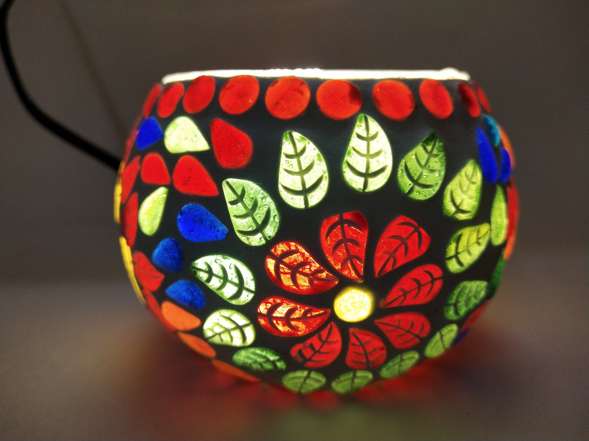 Small Mosaic Glass Lamp