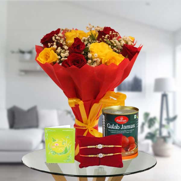 Special Rakshabandhan Love Gift - for Online Flower Delivery In India 