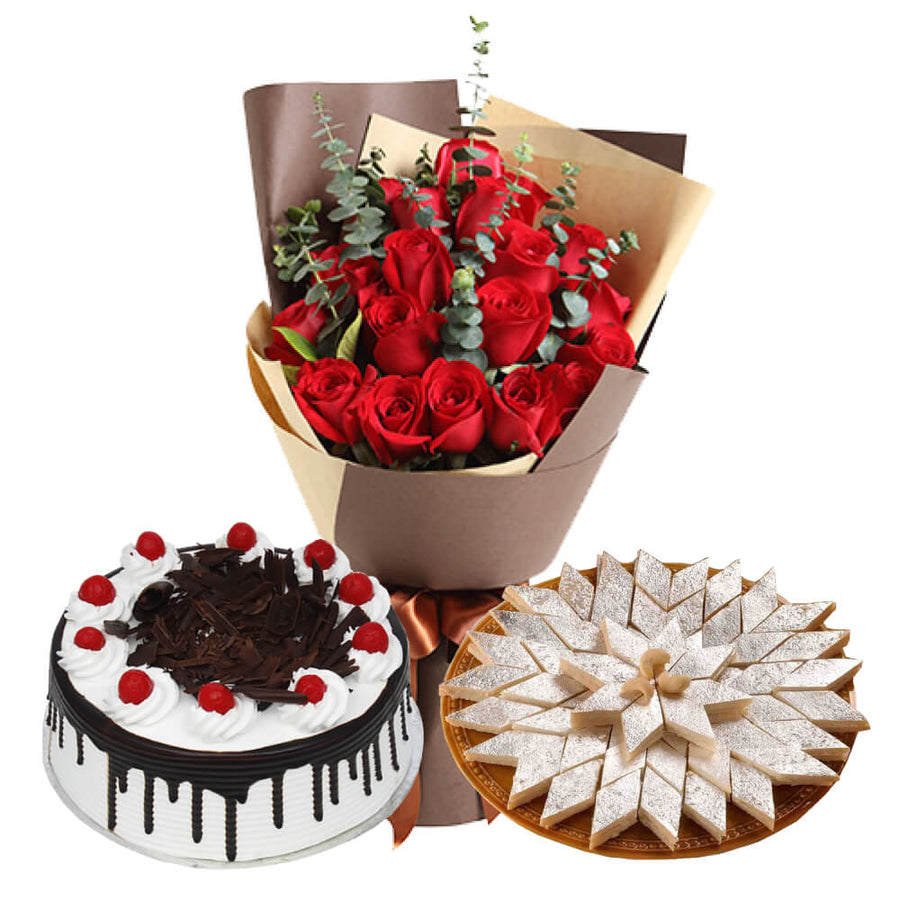 Stunning Deluxe Combo - for Online Flower Delivery In India 