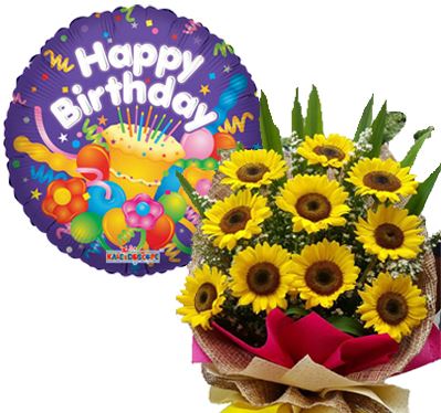 Sunshine Birthday Wishes - from Best Flower Delivery in India 