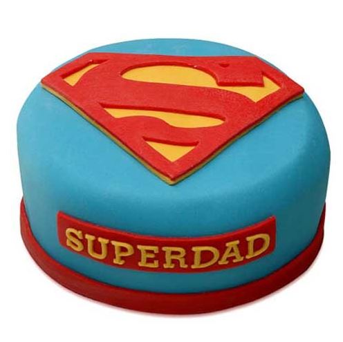 Superdad Theme Cake - from Best Flower Delivery in India 