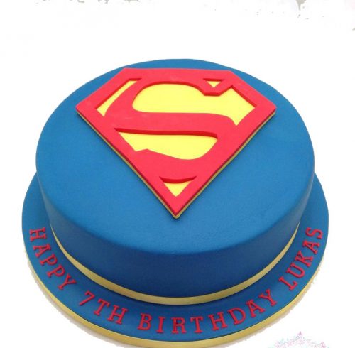 Superman Lover Theme Cake
