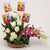 Surprise With White Purple Flowers- Best Gift Delivery in City | Gifts | Palakkad -This beautiful flower basket contains: 12 White Roses 4 Purple Orchid 4 Pieces customized photo Beautiful basket Email us the photo that needs to be printed to support@bloomsvilla.com after placing your order online Note: The photos are indicative only. Actual design and arrangement might differ based on chef, seasonal elements and ingredient availability. 