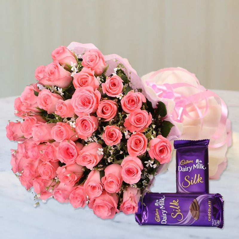 Sweet Pink And Silk Love