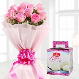 Sweets With Pink - for Online Flower Delivery In India 