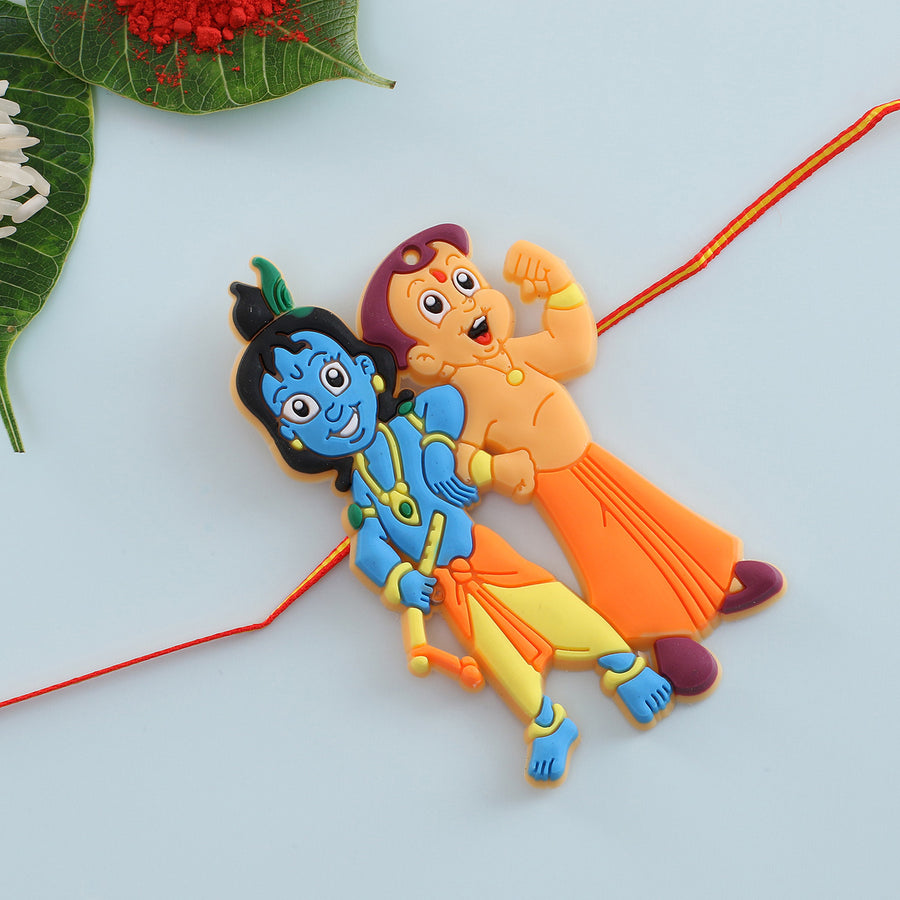 Bheem And Raju Friendship Rakhi - for Online Flower Delivery In India 