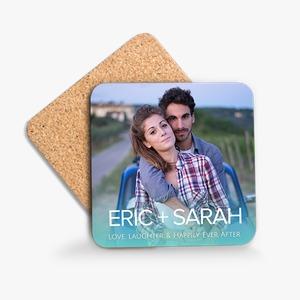 Personalized Coaster - Set Of 2 - for Online Flower Delivery In India 