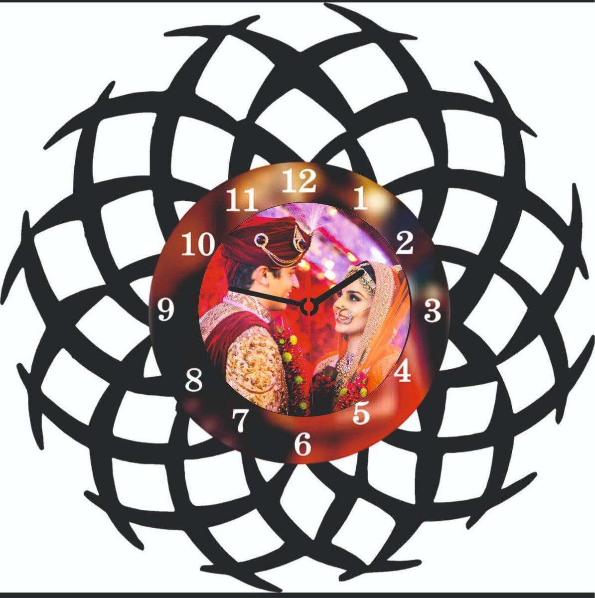 Personalised Clock For Couple– Bloomsvilla