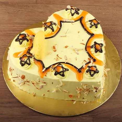 Wow Rasmalai Cake - for Midnight Flower Delivery in India 