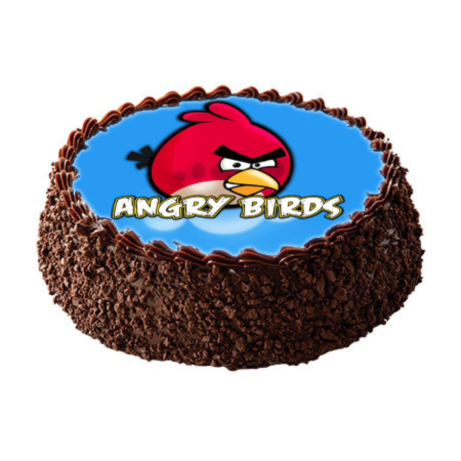 Melting Angry Bird Cake