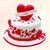 Special Theme Cake For Wedding Anniversary- Order Cake Online in Category | Cakes | Love Cakes -This delicious custom fondant theme cake contains: 1.5KG Special theme cake for wedding anniversary Vanilla flavor (Or any other flavor of your choice) Note: The photos are indicative only. Actual design and arrangement might differ based on chef, seasonal elements and ingredient availability. 