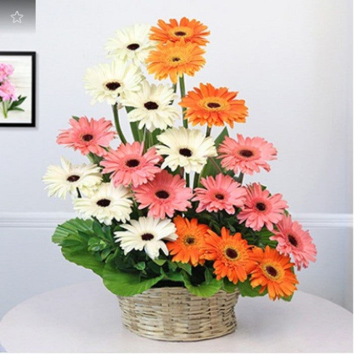Teachers Day Flower Basket - for Online Flower Delivery In India 
