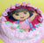 Appetizing Dora Photo Cake- Send Cake to Category | Cakes | Cartoon Photo Cakes -This delicious cake contains: Half KG StrawberryPhoto cake (Or any other flavor of your choice) Topping with Dora Photo Round Shape Whipped cream Note: The photos are indicative only. Actual design and arrangement might differ based on chef, seasonal elements and ingredient availability. 