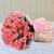 Be My Valentine- Flower Delivery in Flowers Udupi -Product Details: 50 Pink Roses Pink Paper Packing Pink Ribbon Bow Seasonal Fillers A present to gift to motivate, admire and congratulate someone for the accomplishments or goals of the life we offer a bouquet of 50 farm fresh pink roses wrapped in pink paper packing to make the recipients' journey full of fragrance and happiness .  While we always strive to ensure that products are accurately represented in our photographs, from season to season and subject to availability, our florists may be required to substitute one or more flowers for a variety of equal or greater quality, appearance and value. 