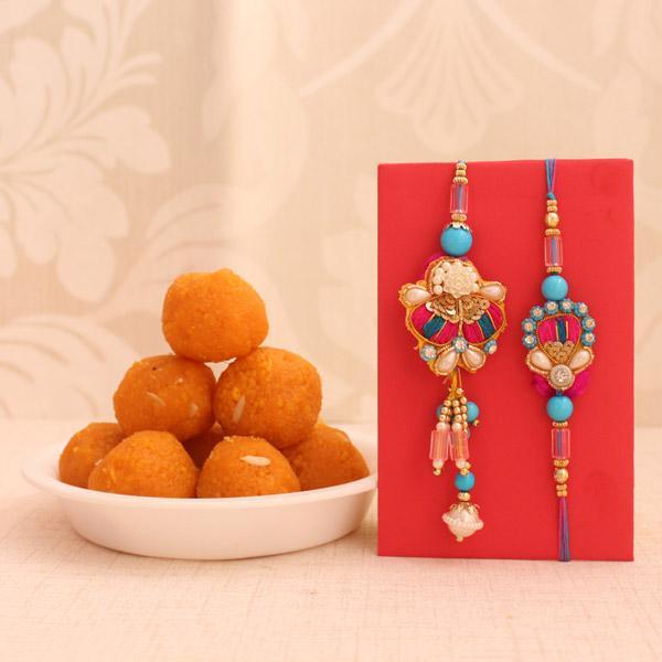 Bhaiya Bhabhi Rakhi With Sweets