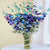 Blue Orchids-- Beautiful arrangement consists of 10 blue orchids for your loved ones.   While we always strive to ensure that products are accurately represented in our photographs, from season to season and subject to availability, our florists may be required to substitute one or more flowers for a variety of equal or greater quality, appearance and value. 