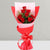 Charming Fantasy - Red Rose Hand Bouquet- Online Flower Delivery In Patna -Product Details: 8 Red Roses Red and Pink Paper Packing Red Ribbon Bow Seasonal Fillers For the birthday and anniversary's we have this bouquet, which offers a charming bouquet of 8 fresh red roses nicely wrapped in a red and pink paper packing, making it an exquisite, graceful and adorable present for the birthdays and other events.    While we always strive to ensure that products are accurately represented in our photographs, from season to season and subject to availability, our florists may be required to substitute one or more flowers for a variety of equal or greater quality, appearance and value.   