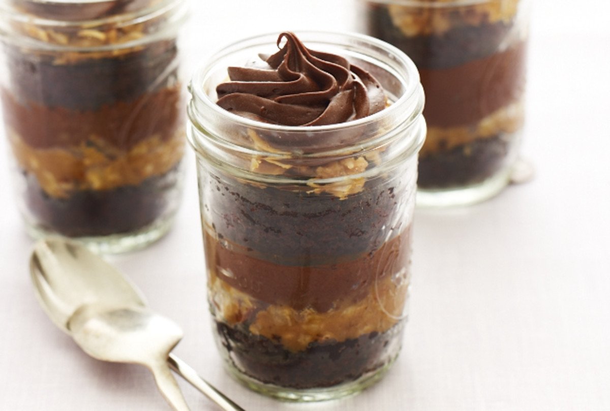 Chocolate Cake In A Jar