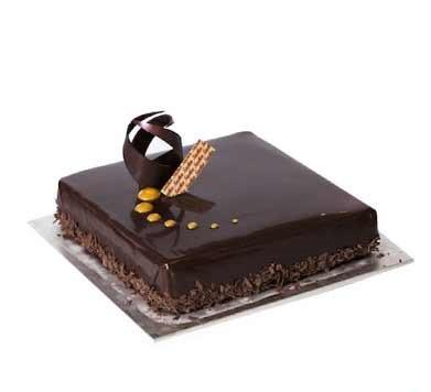 Chocolaty Swirl Truffle Cake