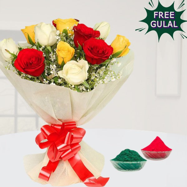 Colorful Holi Delight - for Online Flower Delivery In India 