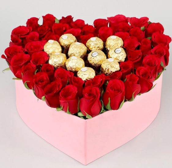 Choco Extra Delight Heart With Ferrero