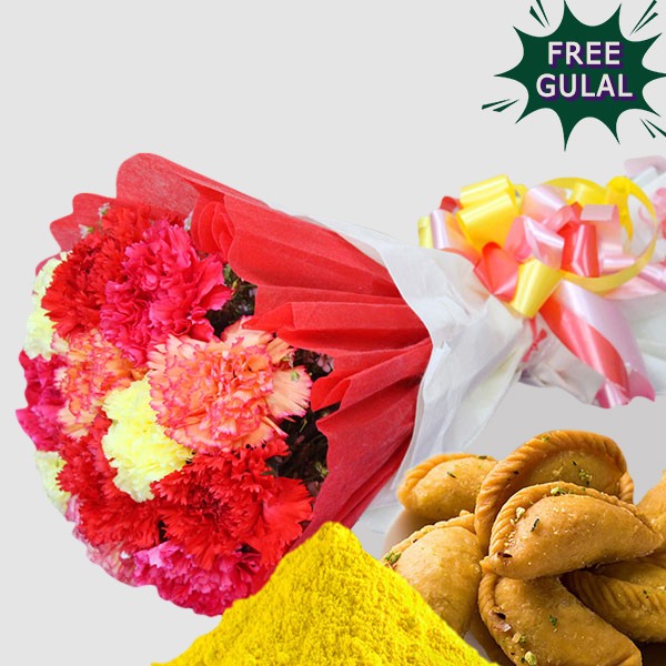 Delight Holi Combo - for Flower Delivery in India 