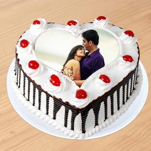 Tempting Lovers Photo Cake