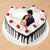 Tempting Lovers Photo Cake- Best Gift Delivery in Category | Gifts | Personalized Anniversary Gifts For Boyfriend -This delicious cake contains: One KG Black Forest Photo cake (Or any other flavor of your choice) Heart Shape Whipped cream Email us the photo and order number to support@bloomsvilla.com after placing your order online Note: The photos are indicative only. Actual design and arrangement might differ based on chef, seasonal elements and ingredient availability. 